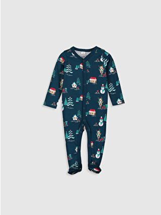 Navy Printed
