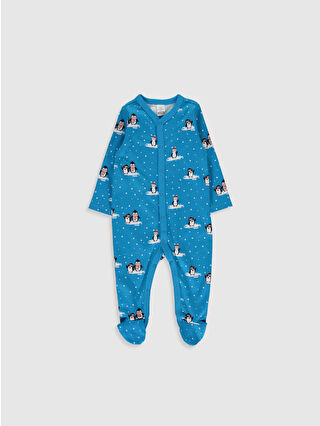 Açık Turkuaz Baskılı