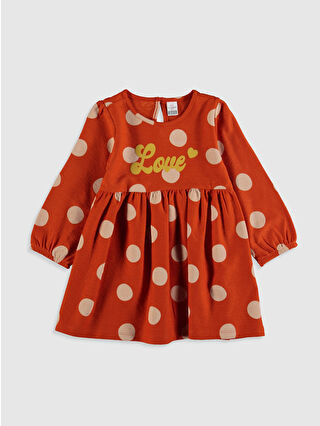 Açık Kırmızı Baskılı