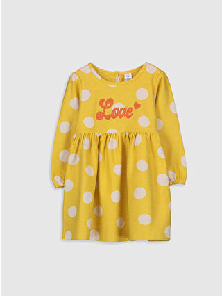 Koyu Sarı Baskılı