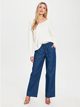 Orta Mavi Yıkamalı