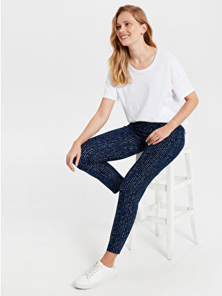 Navy Printed