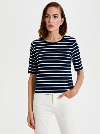 Navy Striped