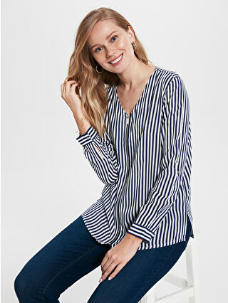 Navy Striped