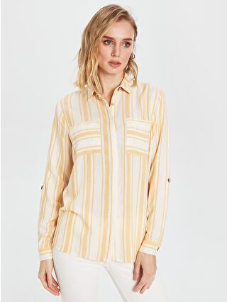 Açık Turuncu Çizgili