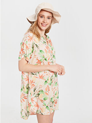 Açık Sarı Baskılı