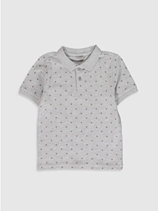 Açık Gri Baskılı