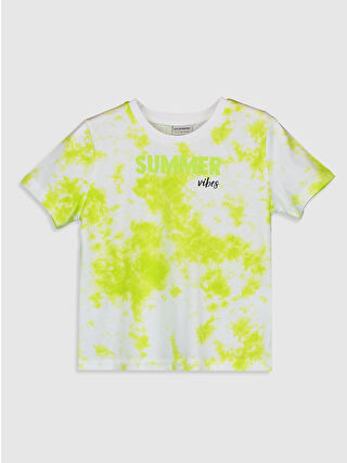 Açık Yeşil Baskılı