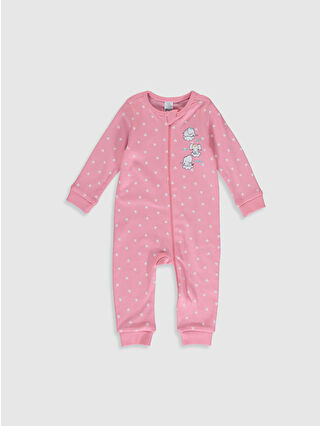 Açık Pembe Baskılı