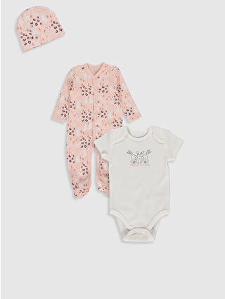 لون وردي فاتر مطبوع