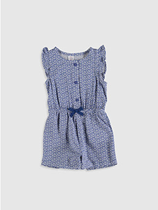 Koyu Lacivert Baskılı