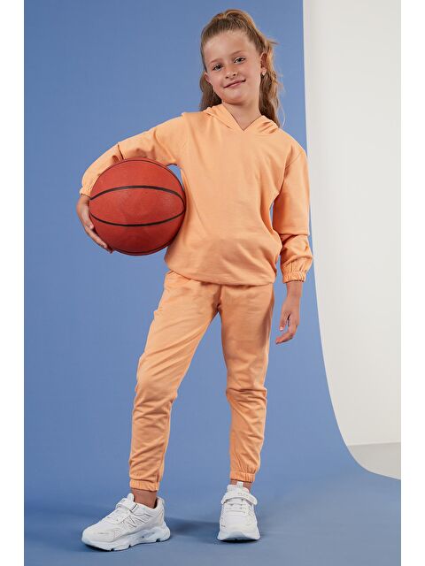 Lela Kapüşonlu Cepli % 100 Pamuk Unisex Çocuk Takım 5922021 - S000000130-20013