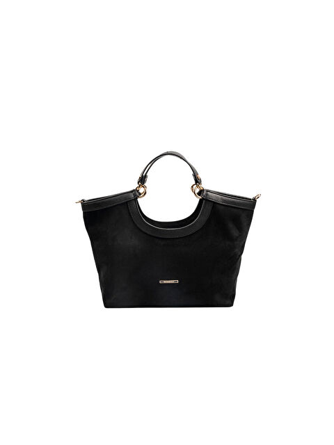 Silver Polo Kadın Omuz Çantası 1189-48457 SILVER POLO BAYAN ÇANTASI M12 SİYAH-MAT SİYAH - S000507634-19351