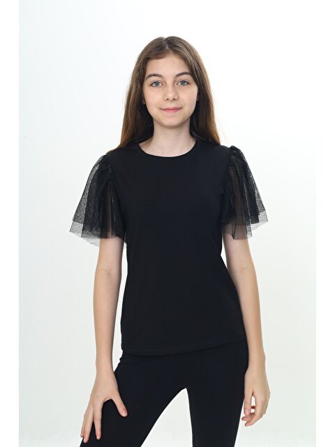 Toontoykids Kız Çocuk Tüllü Tişört - S000400441-19351