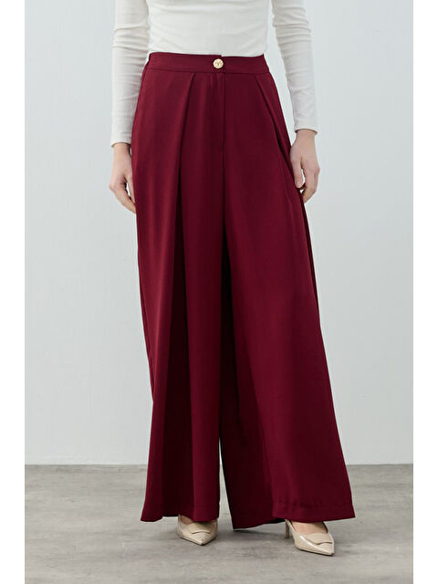 Remsa Dixi Krep Pantolon 1652 Bordo - S000529254-19951