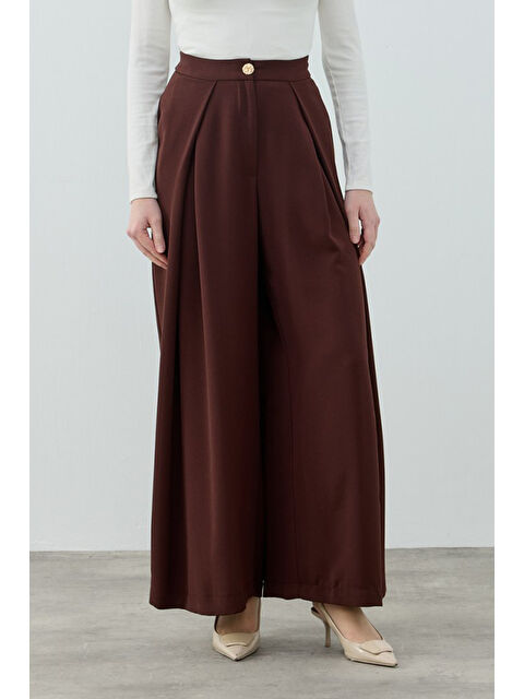 Remsa Dixi Krep Pantolon 1652 Acı Kahve - S000529254-28102