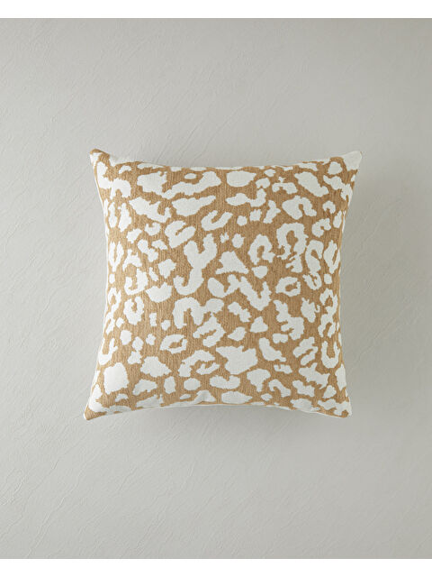 English Home Leopura Dekoratif Kırlent 45x45 cm Bej - S000514433-19928