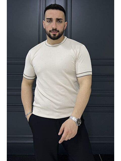 Mishar İtalia Bisiklet Yaka Erkek Triko Tişört - S000373001-25636