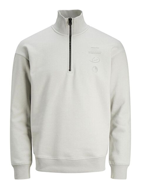 Jack & Jones Jcoreflect Regular Fit Fermuarlı Dik Yaka Erkek Sweat 12242262 - S000225903-17308