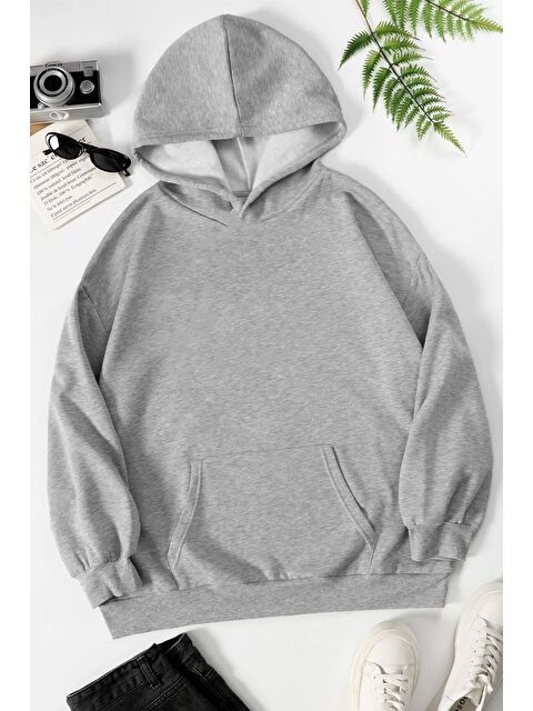 uyguntarz Unisex Pusula Sırt Baskılı Sweatshirt - S000268145-20600