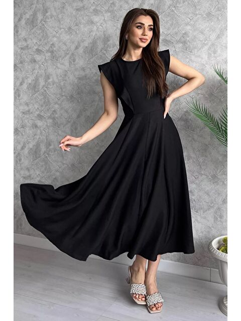 Gülseli Kadın Bisiklet Yaka Kiloş Elbise - S000299582-19351