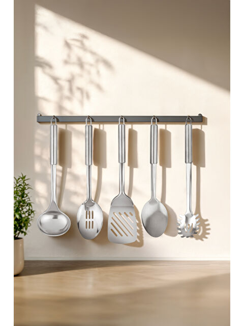 Nehir Stew Sade 5 Parça Paslanmaz Çelik Servis Takımı - S000518525-18105