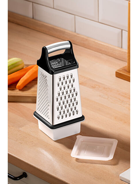 Nehir Paslanmaz Çelik Kare Hazneli Rende - S000518528-18105