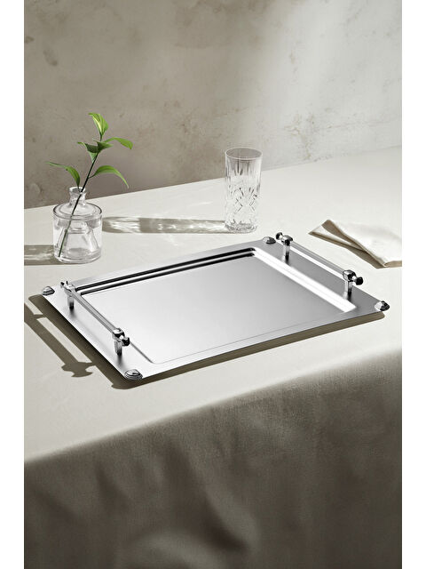 Nehir Verona Saten Çelik Çay Tepsi - S000518533-18105