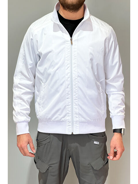 Remsa Erkek Feremuarlı Mevsimlik Ceket Tek Üst REU-9114 Beyaz - S000377582-20063