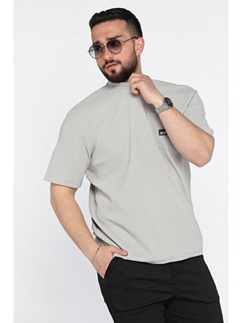 Mishar İtalia Bisiklet Yaka Cepli Erkek Tişört - S000373003-20600