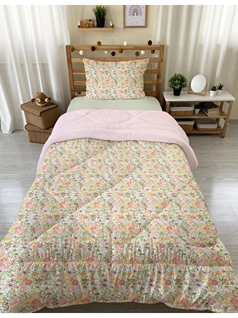 Evmila Tek Kişilik 160x220 cm Welsoft Çift Taraflı Silikon Yorgan Ve Uyku Seti - S000110492-20020