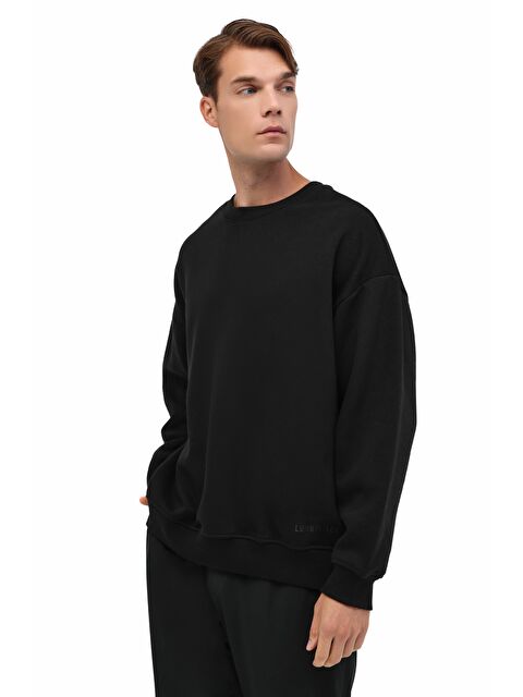 Lumberjack MB ROS 16HS108 5PR Siyah Erkek Sweatshirt - S000465098-19351