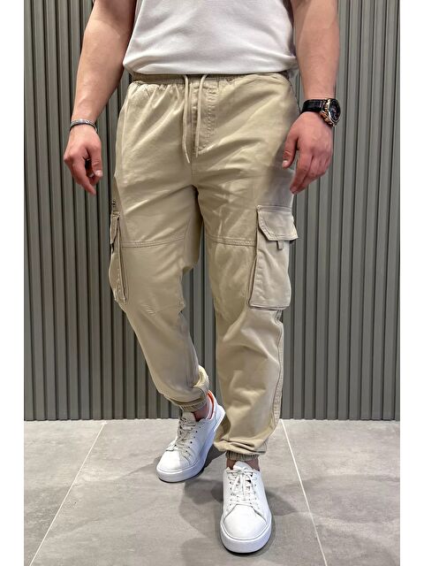 Mishar İtalia Bel Ve Paça Lastikli Kargo Cepli Erkek Pantolon - S000372972-25636