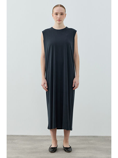 Remsa Merwish Sıfır Kol Modal İç Elbise 1614 Siyah