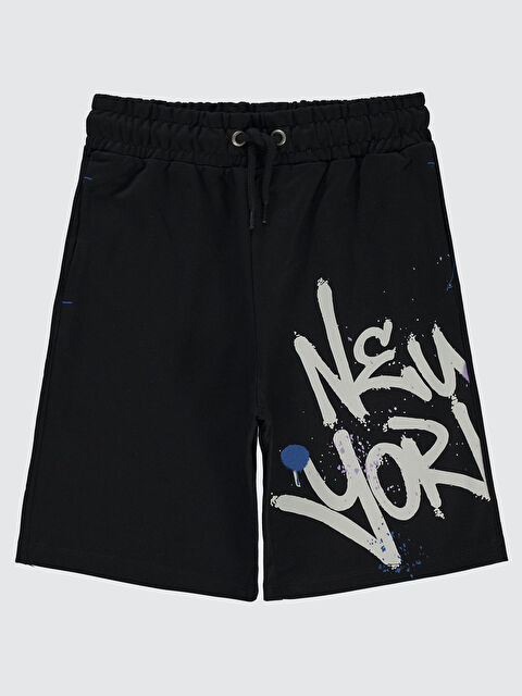 Civil Boys Erkek Çocuk Kapri 6-9 Yaş Siyah