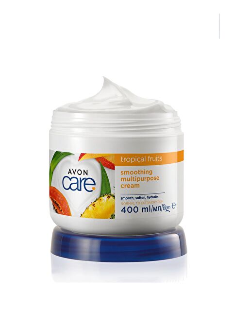 AVON Care Tropical Fruits Ananas, Mango ve Papaya Özlü El ve Vücut Kremi 400 Ml. - S000190590-10231