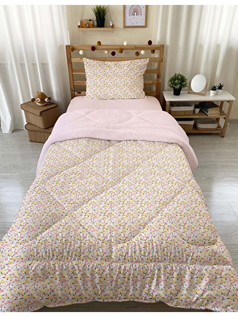 Evmila Tek Kişilik 160x220 cm Welsoft Çift Taraflı Silikon Yorgan Ve Uyku Seti - S000110514-20020