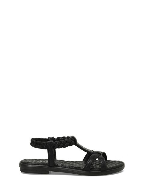 Polaris 317163.Z 5FX Siyah Kadın Düz Sandalet