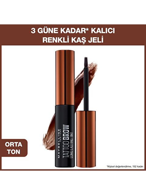 Maybelline New York Brow Tattoo Geçici Kaş Dövmesi - Orta Ton - S000204017-19413