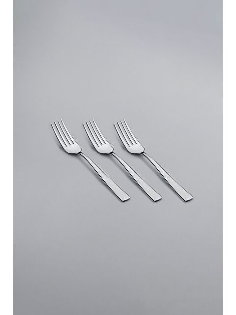 Nehir Deniz Sade 12 Adet Tatlı Çatal Takımı - S000518577-18105