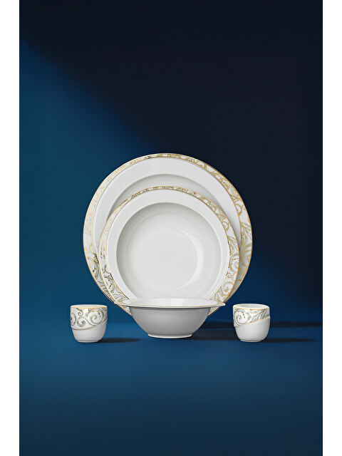 Nehir Carla Pearl 28 Parça Porselen Yemek Takımı - S000518608-20063