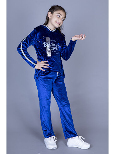 Toontoykids Kız Çocuk Kapüşonlu Kadife Takım - S000325660-23710