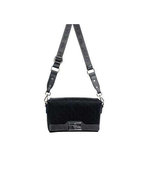 Silver Polo Kadın Çapraz Çanta 1257-48297 SILVER POLO ÇAPRAZ BAYAN ÇANTASI M158 SİYAH-NOVA SİYAH - S000507674-19351