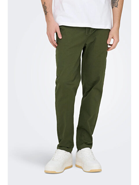 Only&Sons Onsreid  Pamuklu Normal Bel Dar Paça Pantolon 22036359