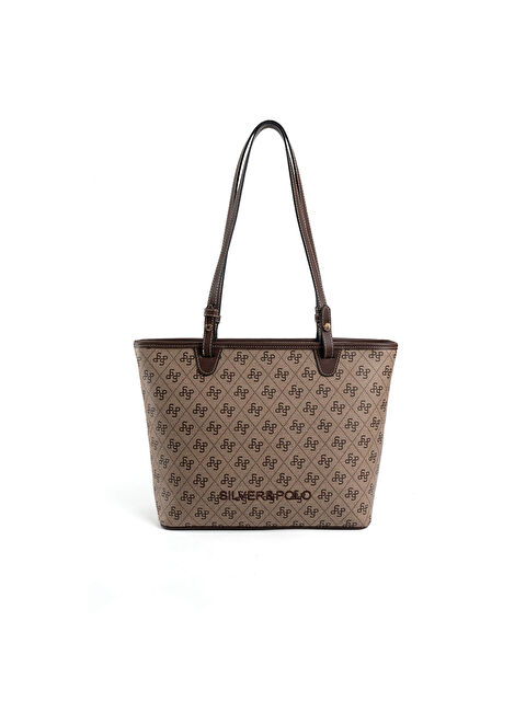 Silver Polo Kadın Omuz Çantası 1204-47828 SILVER POLO BAYAN ÇANTASI M178 KOYU BEJ-MAT KAHVE - S000507687-19928