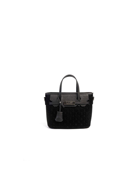 Silver Polo Kadın Omuz Çantası 1185-46590 SILVER POLO BAYAN ÇANTASI M158 SİYAH-NOVA SİYAH - S000507688-19351