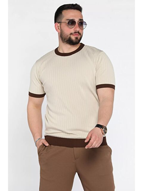 Mishar İtalia Bisiklet Yaka Erkek Tişört - S000372965-19928