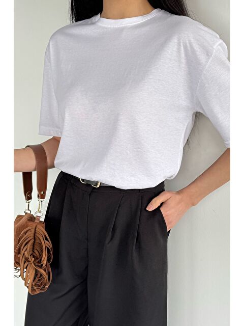 Gülseli Oversize Basıc Tişört