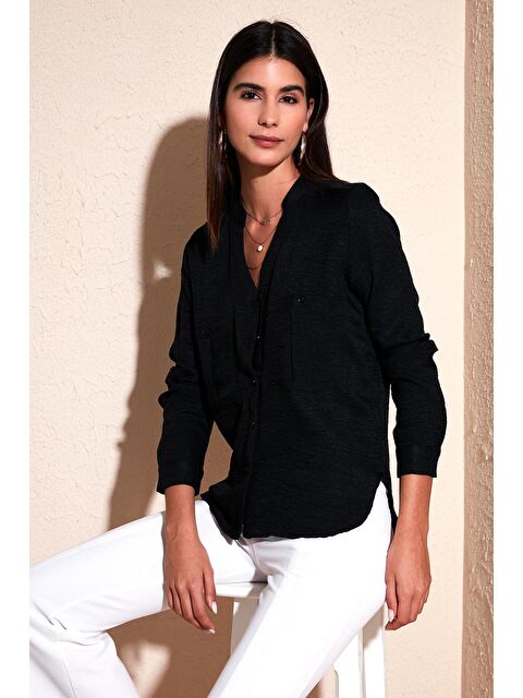 Lela Regular Fit Hakim Yaka Gömlek 67044872S4 - S000162598-19351