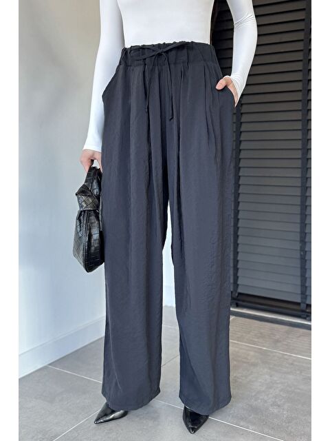 Gülseli Perry Kadın Bel Lastikli Bol Kesim Pantolon